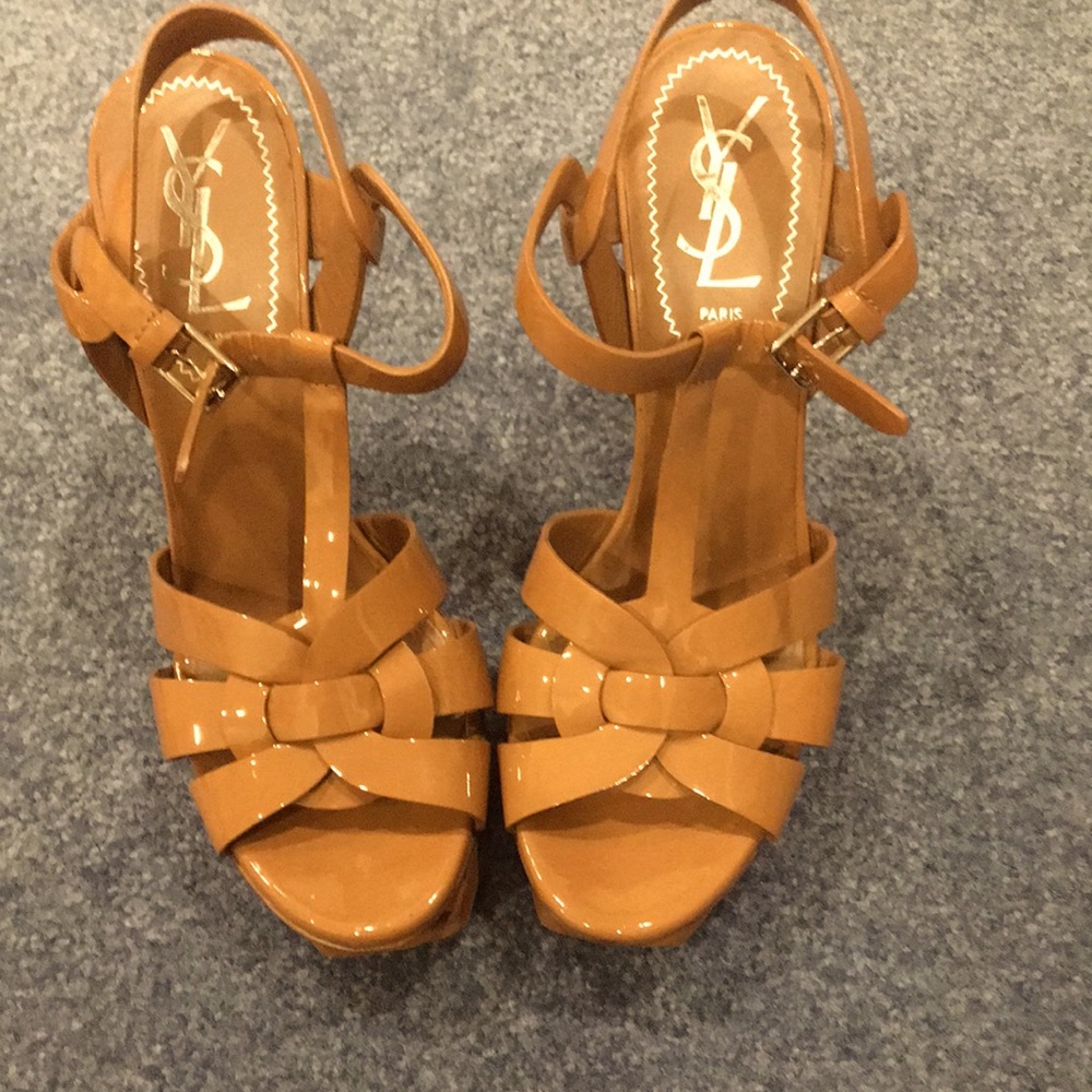 Original YSL shoes , tan color , comfortable